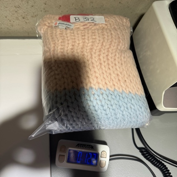 Sisstrevolution Multicolor Aloha Striped Knit Sweater Size Medium Cozy Whimsical - Picture 7 of 8